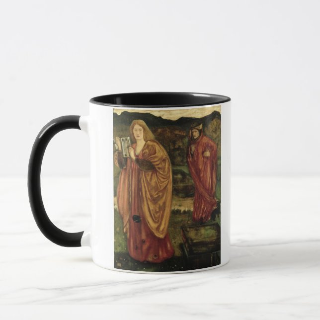 Taza MERLIN y Nimue del "d'Arthur de Morte", 1861 (Izquierda)