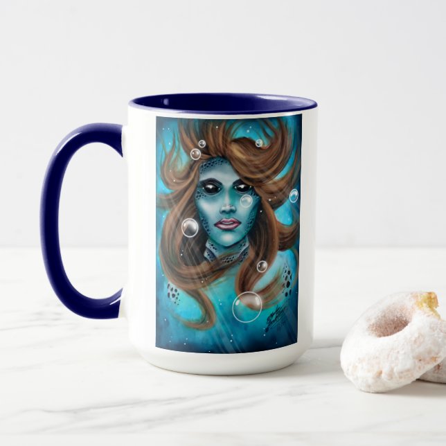 Taza Mermaid (Con donut)