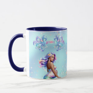 Taza Mermaid Mamá Embarazo Baby Shower Personalizado