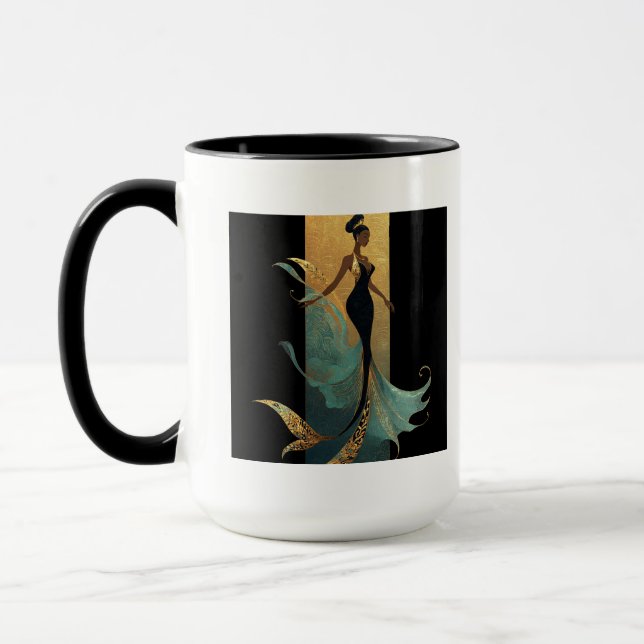 TAZA MERMAID NOIR SERIES #1  (Izquierda)