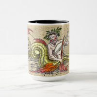 Merman juega una lira medieval