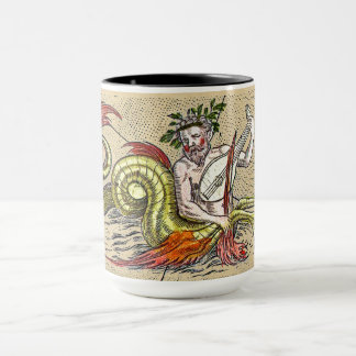 Taza Merman juega una lira medieval