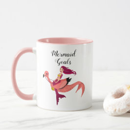 Taza Mermingo morado y rosado