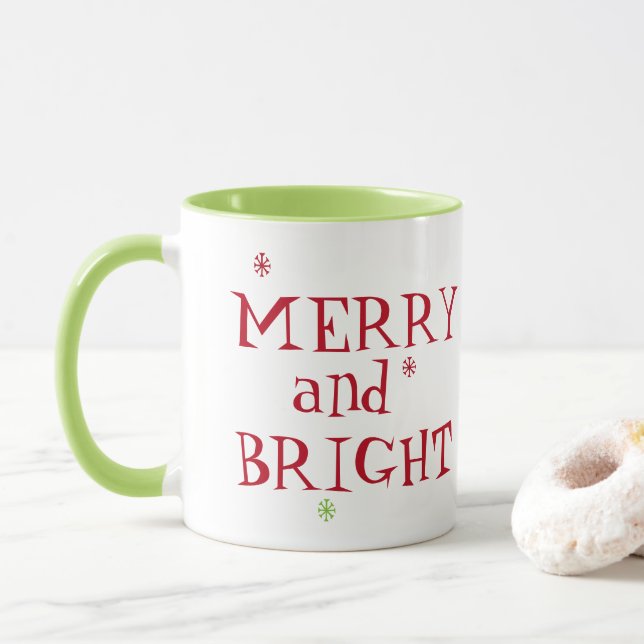 Taza Merry and Bright Mug (Con donut)