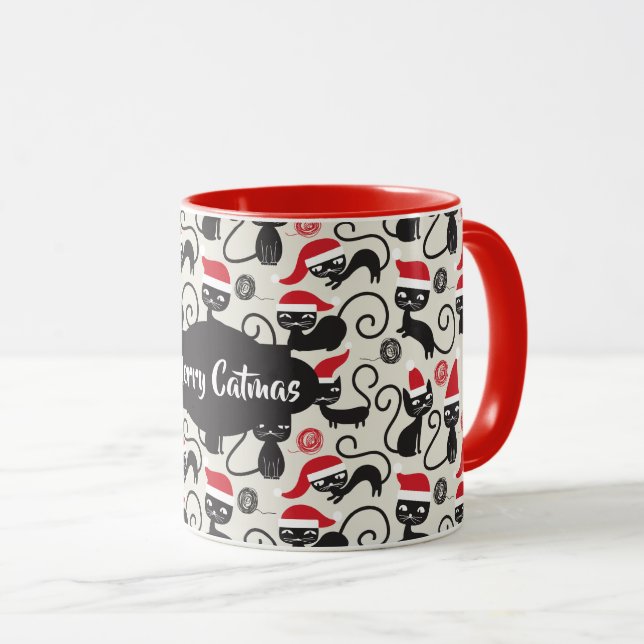 Taza Merry Catmas (Anverso derecho)