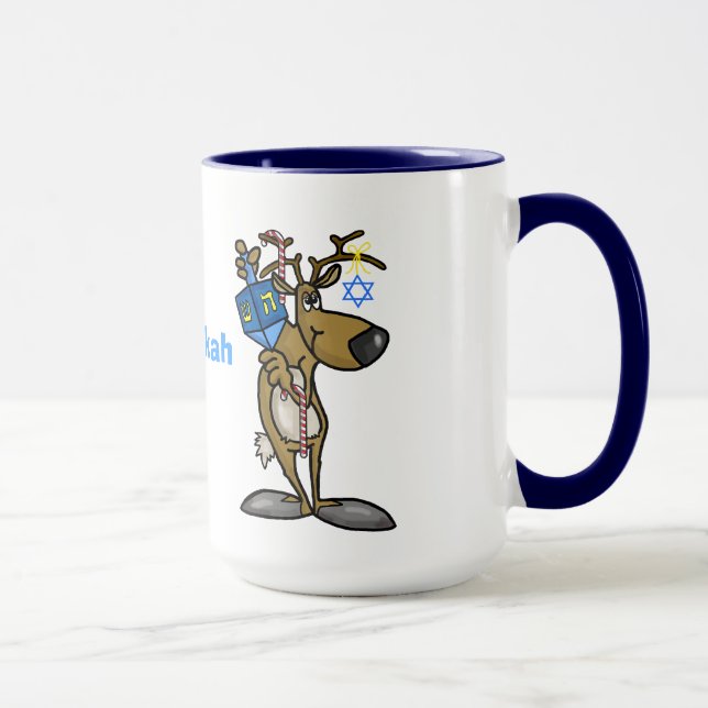 Taza Merry Chrismukkah Reindeer Mug (Derecha)