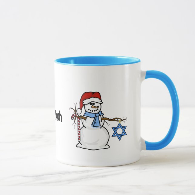 Taza Merry Chrismukkah Snowman Mug (Derecha)