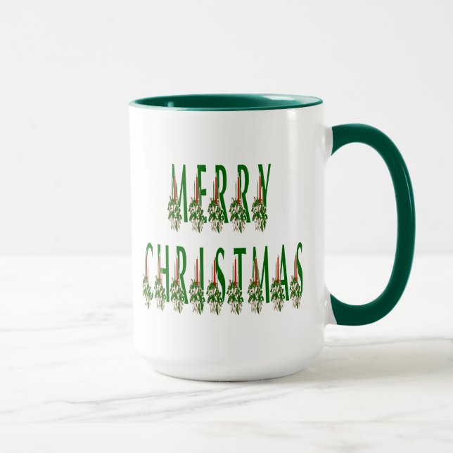 Taza Merry Christmas Candle Font (Derecha)