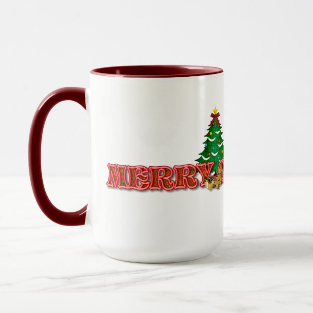 Taza Merry Christmas Gift Mug (Izquierda)