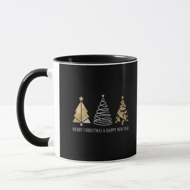 Taza Merry Christmas & Happy New Year": (Izquierda)