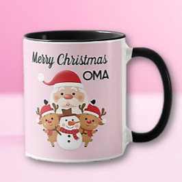 Taza Merry Christmas OMA gift Mug
