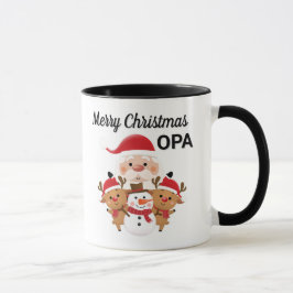 Taza Merry Christmas OPA gift Mug