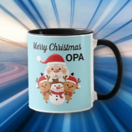 Taza Merry Christmas OPA gift Mug