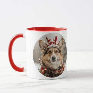 Taza Merry Christmas Pembroke Welsh Corgi Dog