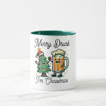 Taza Merry Drunk Funny Navidades<br><div class="desc">Merry Drunk Funny Navidades</div>