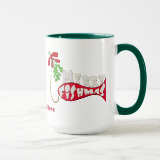 Taza Merry Fishmas Navidades de pesca divertidos