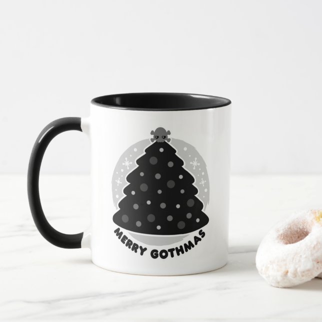 Taza Merry Gothmas (Con donut)