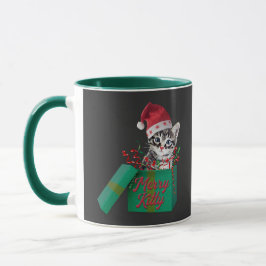 Taza Merry Kitty, Feliz Navidad