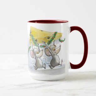 Taza Merry Mice Mic & Mac Mug