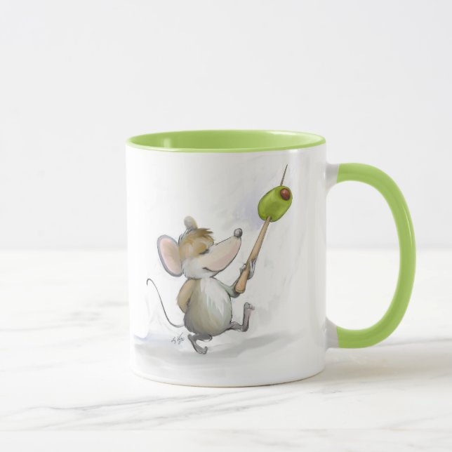 Taza Merry Mouse Moe con Olive Mug (Derecha)