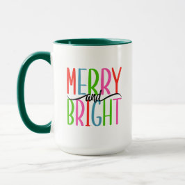 Taza Merry y Bright - Navidades