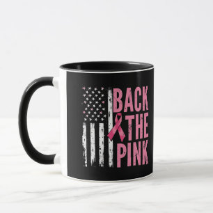 Taza Mes de Conciencia sobre el Cáncer de Mama Rosa