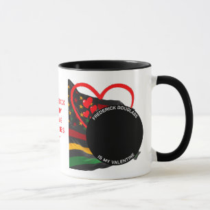 Taza Mes de historia negra FREDERICK DOUGLASS Valentine