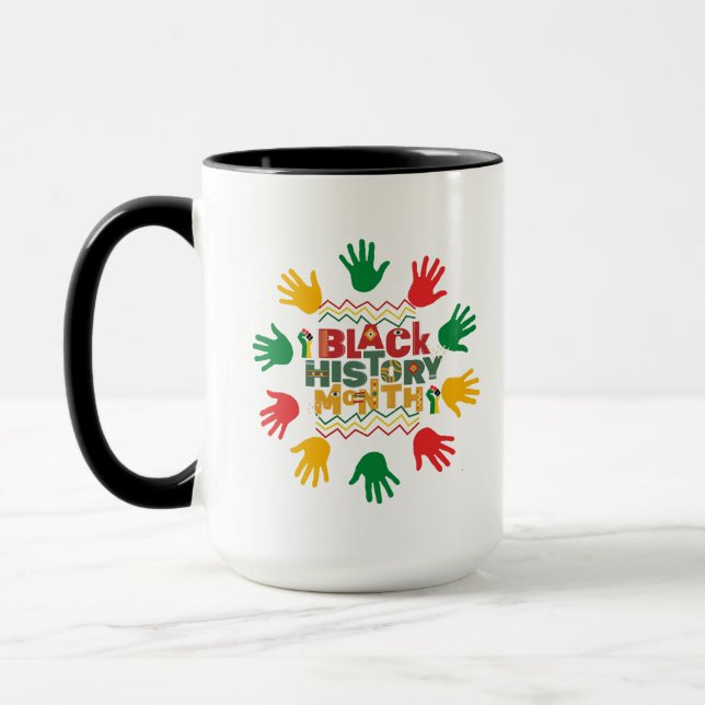 Taza Mes de la historia negra, tazón de la historia neg (Izquierda)