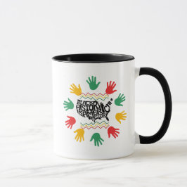 Taza Mes de la historia negra, tazón de la historia neg