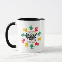Taza Mes de la historia negra, tazón de la historia neg