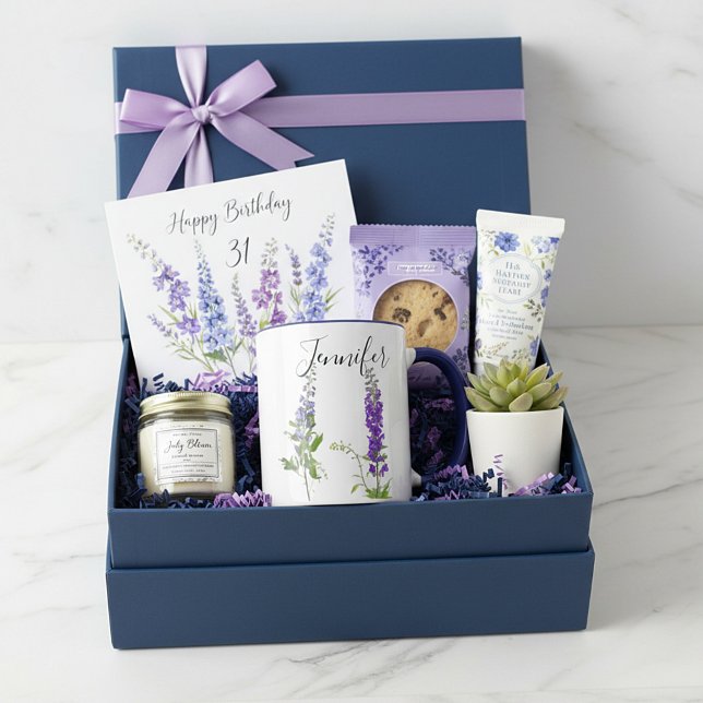 Taza Mes de nacimiento flor-julio fango personalizado (Subido por el creador)