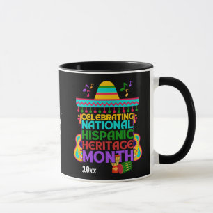 Taza MES DE PATRIMONIO HISPANO colorido
