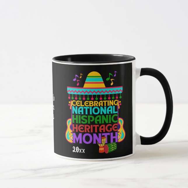 Taza MES DE PATRIMONIO HISPANO colorido (Derecha)