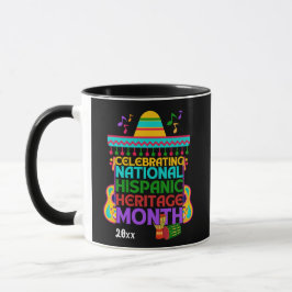 Taza MES DE PATRIMONIO HISPANO colorido