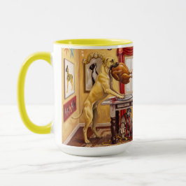 Taza Mesa de Navidad caótica 