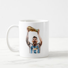 Taza Messi con la COPA del MUNDO