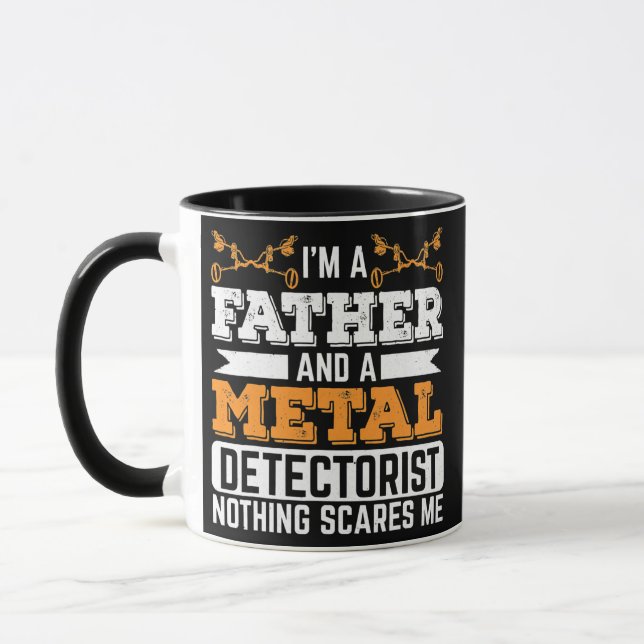 Taza Metal Detectorist Dad Father Metal Detecting (Izquierda)
