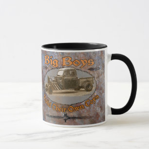 Taza Metal oxidado del camión de Ratrod