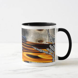 Taza metalizado de la mutilación de 40 rocas