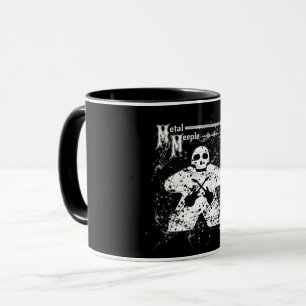 Taza metalizado de Meeple