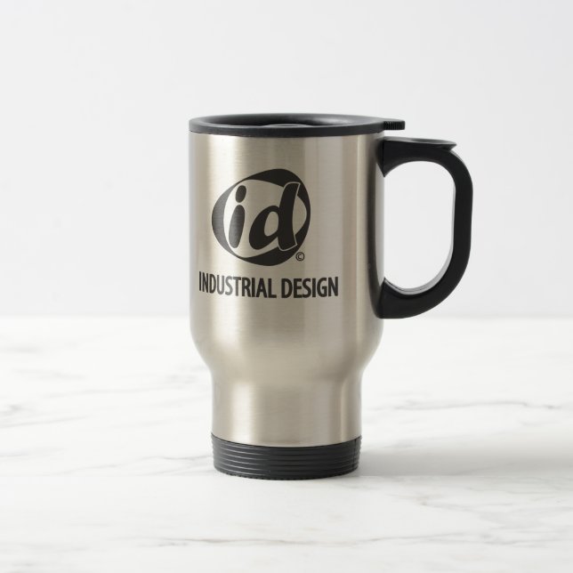 Taza metalizado industrial del viaje del diseño (Derecha)