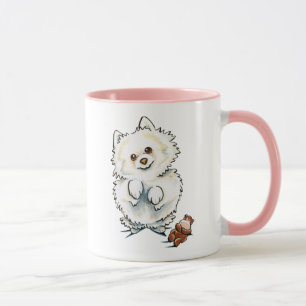 Taza Metida de pata de Pomeranian
