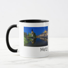 Taza Metz Temple Neuf France Noche Moselle Souvenir