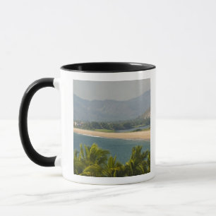 Taza México, Jalisco, Barra de Navidad. Playa del puebl