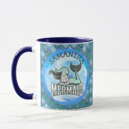 Taza Mezcla azul del océano marino