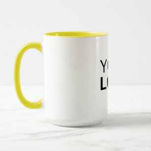 Taza Mezcla combinada - 15 oz, amarillo