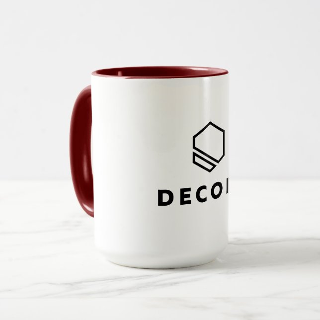 Taza Mezcla combinada - 15 oz, rojo (Anverso izquierdo)