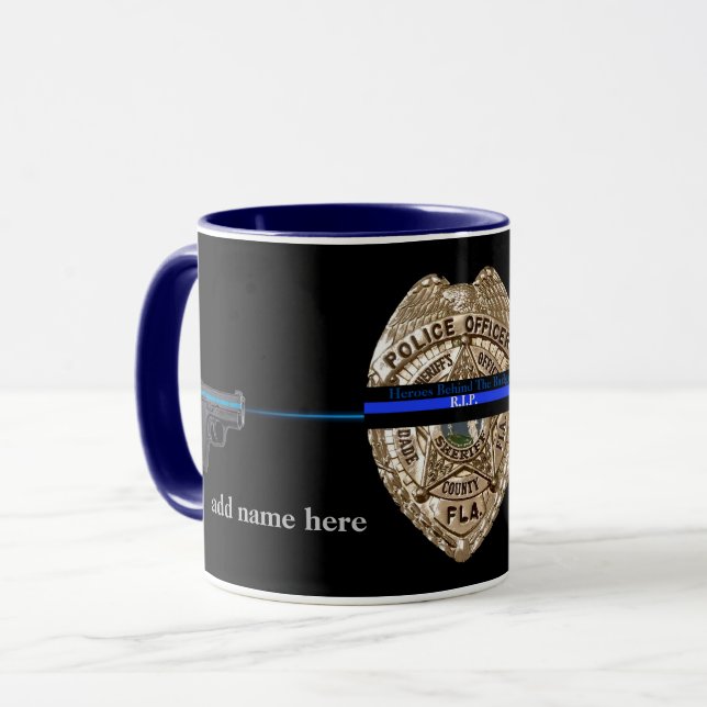 Taza Mezcla combinada de la línea azul Miami-Dade (Anverso izquierdo)