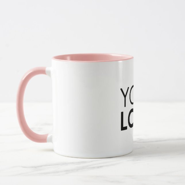 Taza Mezcla combinada - Rosa (Izquierda)