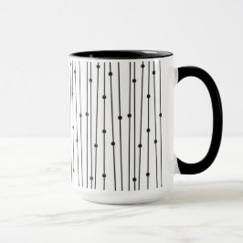 Taza Mezcla de colores negro y blanco